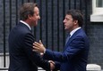 David Cameron e Matteo Renzi a Downing Street (ANSA)