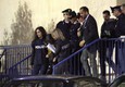 Veronica Panarello esce dalla Questura di Ragusa, per essere condotta nel carcere di Catania in  stato di fermo per l'omicidio del figlio, Andrea Loris Stival © 