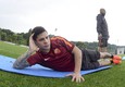 The new AS Roma's forward Manuel Iturbe during his first training section © Ansa