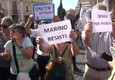 Roma, cori e proteste sotto Campidoglio © ANSA