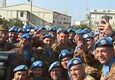 Renzi in visita a base militare italiana in Libano © ANSA