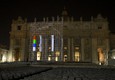 Jubilee tests on the facade of Saint Peter's Basilica © Ansa