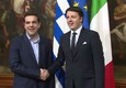Italia-Grecia: Renzi riceve Tsipras a Palazzo Chigi © ANSA
