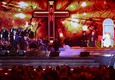 Il Papa a Philadelphia, l'esibizione di Andrea Bocelli e Aretha Franklin © Ansa