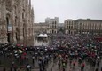 Milano saluta Dario Fo sotto la pioggia © ANSA