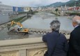 Ricostruita diga crollata nel Polcevera a Genova © ANSA