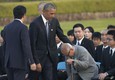 Obama a Hiroshima, presidente parla con alcuni sopravvissuti © Ansa