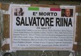 Manifesto funebre su Riina, l'annuncio e' di Falcone e Borsellino © ANSA