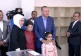 Erdogan al seggio con la famiglia © ANSA