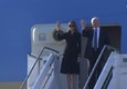 Il presidente Trump sbarca a Fiumicino © ANSA