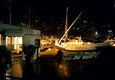 Mareggiata e danni al porto turistico di Rapallo (ANSA)