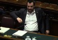 Caso Diciotti: Salvini in Aula ride, applaude e poi saluta © ANSA