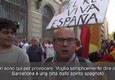Catalogna, in strada con il cartello 'Viva il Re': contestato © ANSA