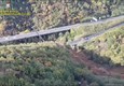 Crollo viadotto, le immagini dall'elicottero della Guardia di Finanza © ANSA