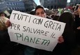 Marcia globale per il clima a Genova © ANSA