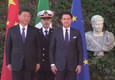 Xi a Roma, l'incontro tra il Presidente Cinese e il premier Conte © ANSA