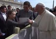 Papa Francesco saluta Greta: 'Vai avanti' © ANSA