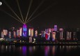 Coronavirus, Wuhan si risveglia: spettacolo di luci © ANSA