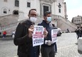 Commercianti in piazza a Roma: 'Senza aiuti il 18 maggio non riapriamo' © ANSA