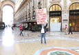 A Milano protesta degli ambulanti: 'Siamo invisibili' © ANSA