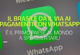 Il Brasile da' il via ai pagamenti con Whatsapp © ANSA