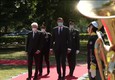 Mattarella, l'incontro storico con il presidente sloveno Pahor sul Carso triestino © ANSA