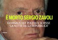 E' morto Sergio Zavoli: intellettuale italiano che cambio' la tv © ANSA