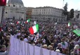 Castellino arringa la piazza: 'Oggi ci prendiamo Roma' © ANSA