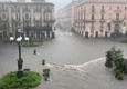 Maltempo, a Catania strade come fiumi, un lago in piazza Duomo © ANSA