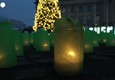 Berlino, seimila lanterne verdi per 'fare luce' sulla situazione dei migranti al confine tra Polonia e Bielorussia © ANSA