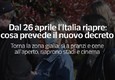 Dal 26 aprile l'Italia riapre: cosa prevede il nuovo decreto © ANSA