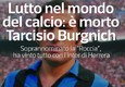 Lutto nel mondo del calcio: e' morto Tarcisio Burgnich © ANSA