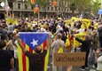 Puigdemont, manifestazione degli indipendentisti a Barcellona © ANSA