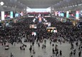 Cina, Capodanno: folla alla stazione ferroviaria di Shanghai (ANSA)