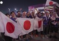 Qatar 2022, il Giappone batte la Spagna e tra i tifosi esplode la gioia (ANSA)