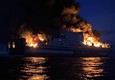 Traghetto incendiato, il racconto dei soccorritori: 'I due dispersi subito messi in salvo' © ANSA