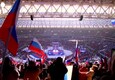 Mosca, il discorso di Putin allo stadio tagliato in tv © ANSA