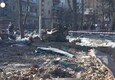 Ucraina, Kiev: bombardato edificio residenziale nel quartiere di Podil, un morto © ANSA