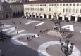 'Ti Amo Ancora', la scritta gigante in piazza San Carlo a Torino © ANSA
