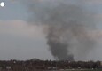 Ucraina, distrutto l'aeroporto di Dnipro: colonna di fumo sulla citta' © ANSA