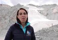 Tonale, ghiacciaio Presena ricoperto di teli geotessili per ridurre lo scioglimento © ANSA