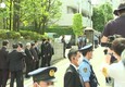 Shinzo Abe, l'arrivo del feretro nella residenza di Tokyo © ANSA