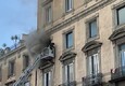 Napoli, bloccati in casa dalle fiamme: salvati dai vigili del fuoco © ANSA