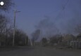 Ucraina, bombardamenti a Bakhmut. colonne di fumo dopo gli attacchi (ANSA)