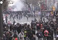 Riforma pensioni in Francia, tensione sui Grands Boulevards a Parigi (ANSA)