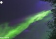 Finlandia, le spettacolari aurore boreali osservate a Rovaniemi (ANSA)