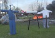 Buitoni, i dipendenti protestano davanti allo stabilimento di Caudry (ANSA)