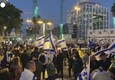 Israele, manifestazione a Tel Aviv a favore della riforma giudiziaria (ANSA)