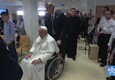 Papa in Ungheria, Francesco all'istituto per bimbi ciechi e ipovedenti © ANSA