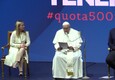 Stati Generali della Natalita', il Papa: 'Resto seduto perche' non tollero il dolore' © ANSA